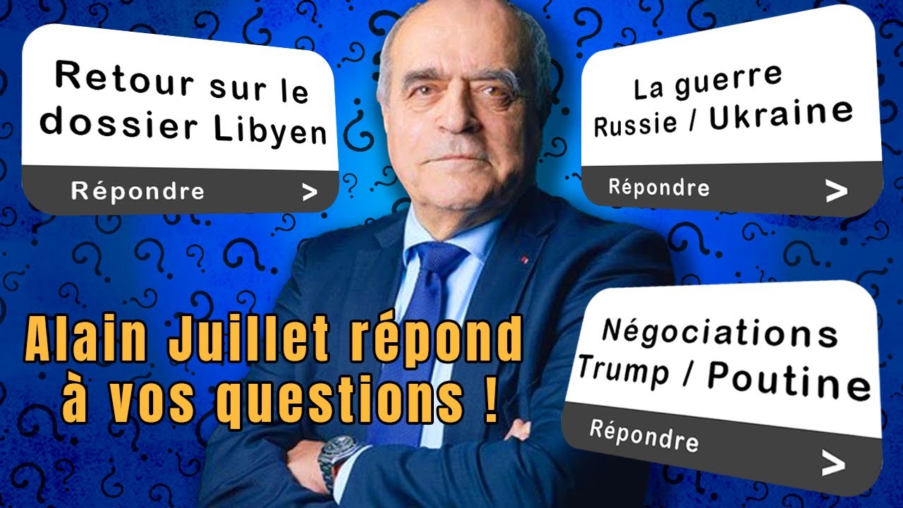 Alain Juillet r&eacute;pond &agrave; vos questions !