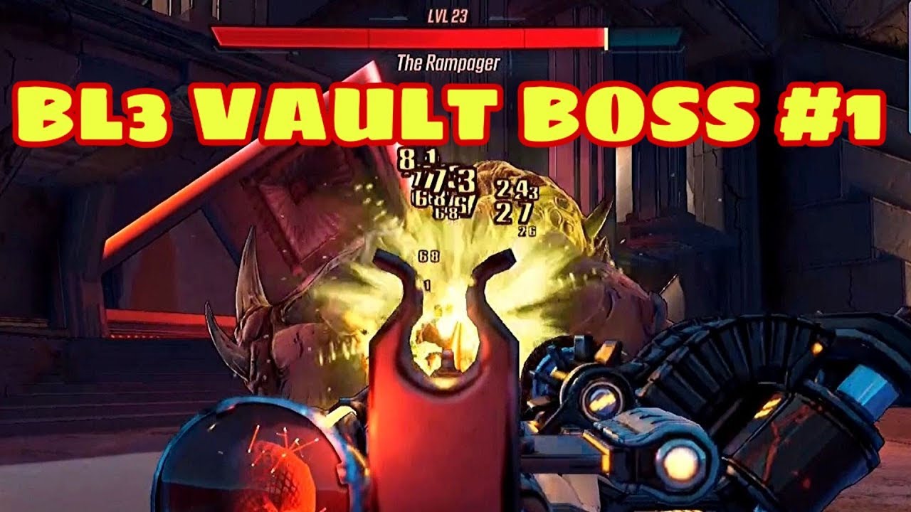 BORDERLANDS 3 HOW TO BEAT THE FIRST VAULT BOSS RAMPAGER