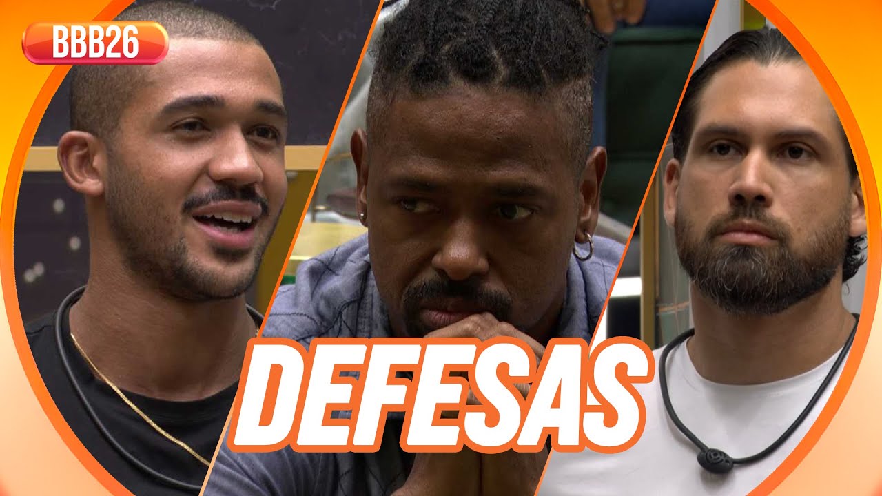 PAREDÃO FORMADO! 🔥 Brigido , Leandro e Matheus ESTÃO NA BERLINDA e fazem suas defesas | BBB 26
