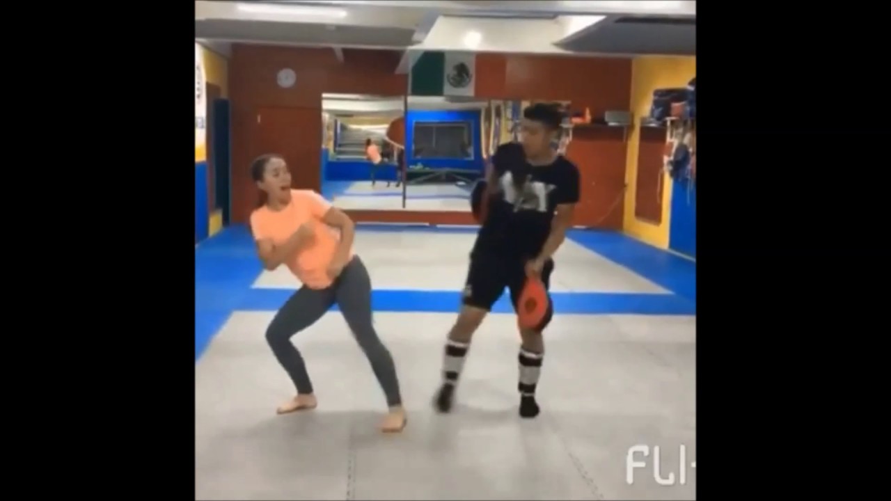 Girls make contact