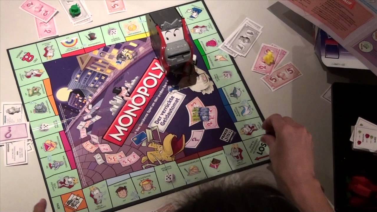 MONOPOLY mit dem verrückten Geldautomat - Spielregeln - Anleitungen