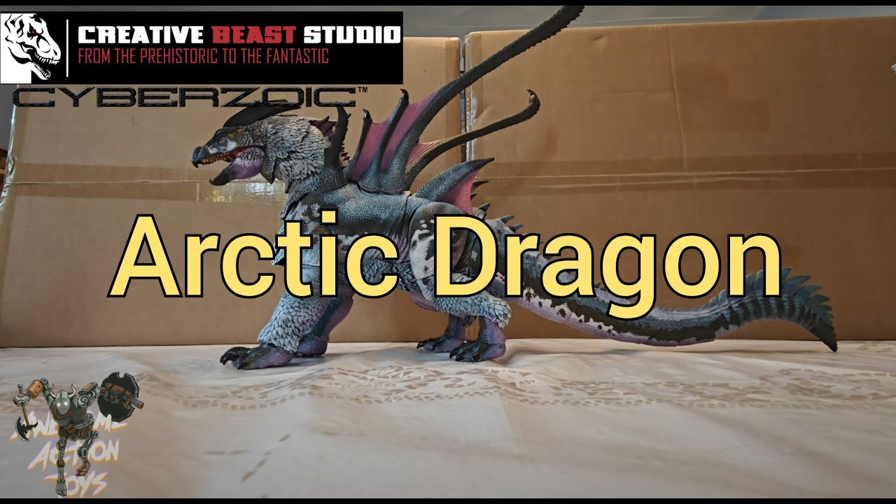 Cyberzoic Kuraokami 1:18 scale Arctic Dragon action figure by Creative Beast Studio. Very very cool.