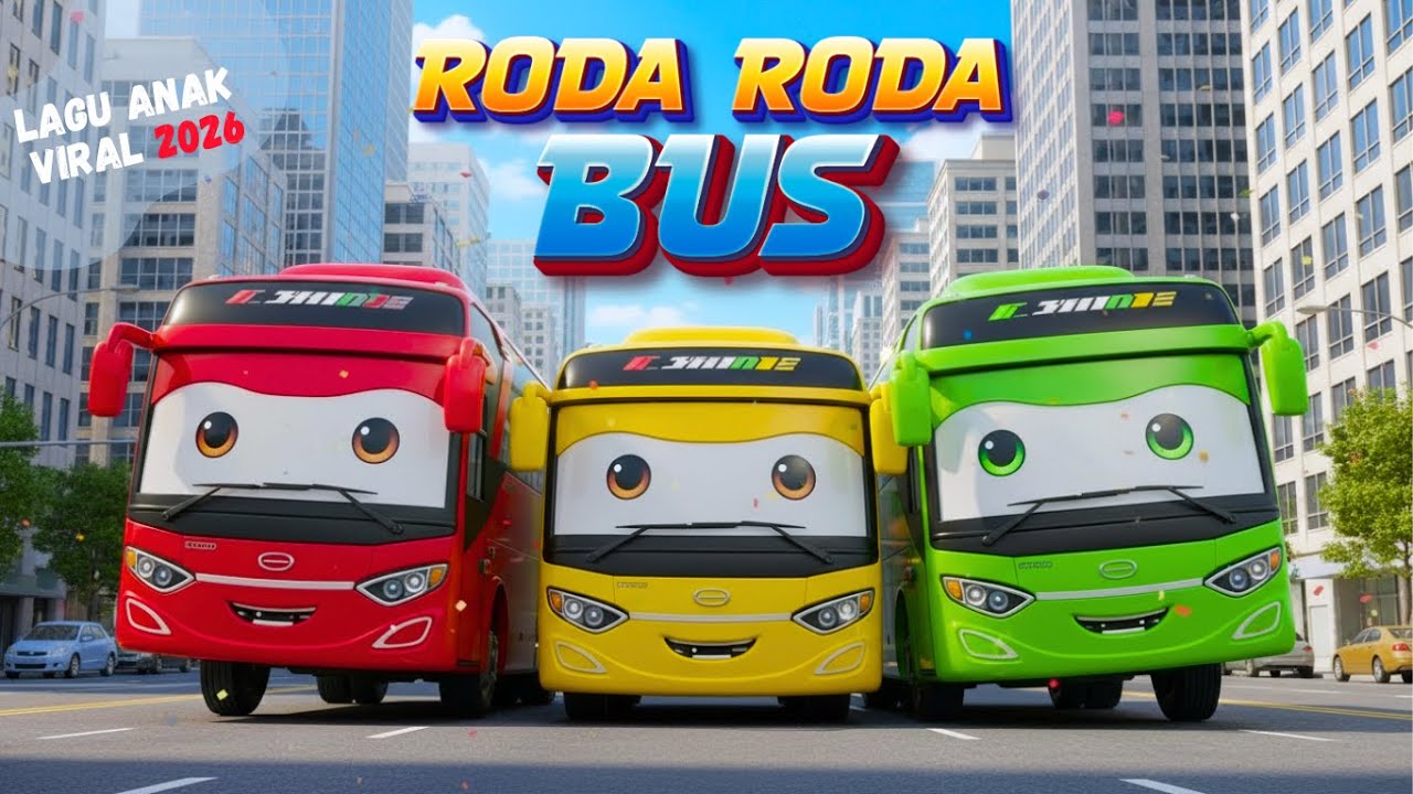 Roda Roda Bus Berputar - Lagu Anak Viral Populer 2026