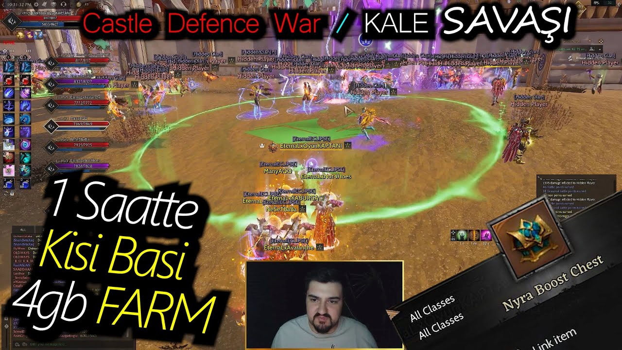 Rise Online Nyra Kutusu & Castle Defence War (KALEsavaşı) & Oyun KAPTANI #riseonline