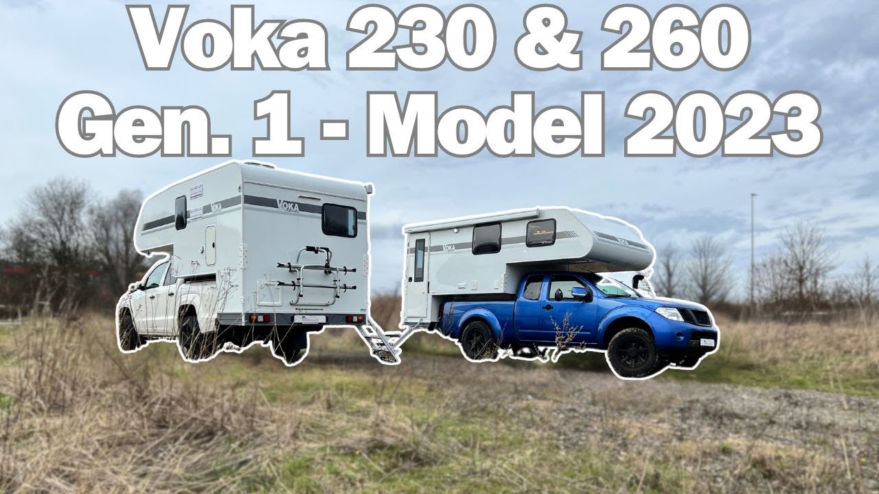 VOKA 230 UND 260 - GEN.  1  - Modell 2023 - Die Wohnkabine mit Seiteneinstieg und TOP Ausstattung
