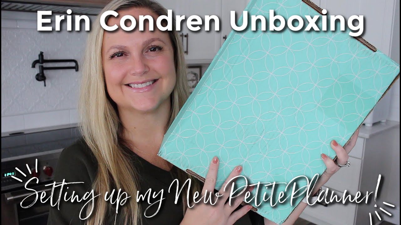 ERIN CONDREN | Unboxing & Setting Up My New PetitePlanner! | GatorMOM