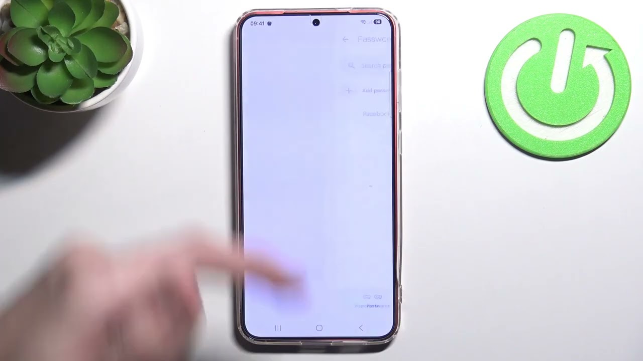 Wie finde ich gespeicherte Passw&ouml;rter auf dem SAMSUNG Galaxy S25+?