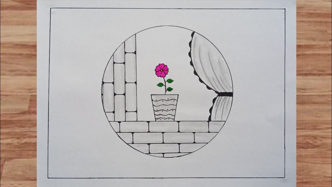 Easy Drawing in Circle | Easy Drawing #easydrawing #drawingincircle #aryapatildrawing #drawing 