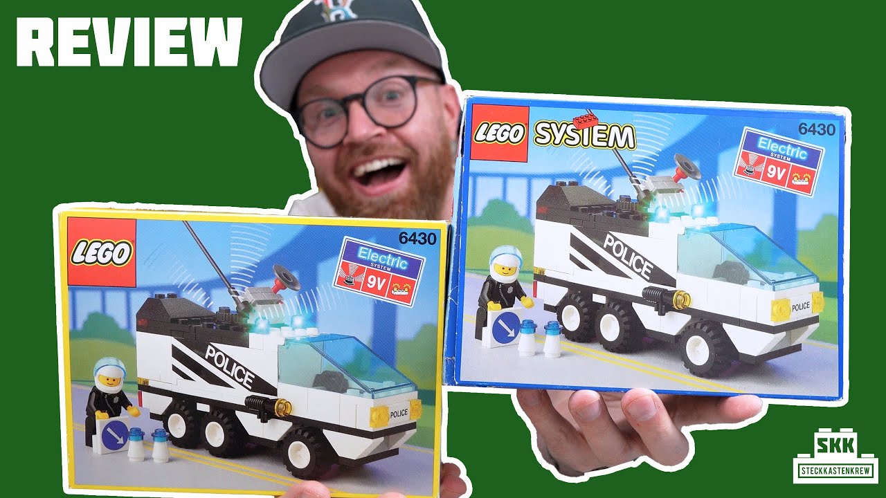 Ist bei Euch die Lampe an? LEGO® 6430 Light & Sound Polizei-Van von 1991 [Review]