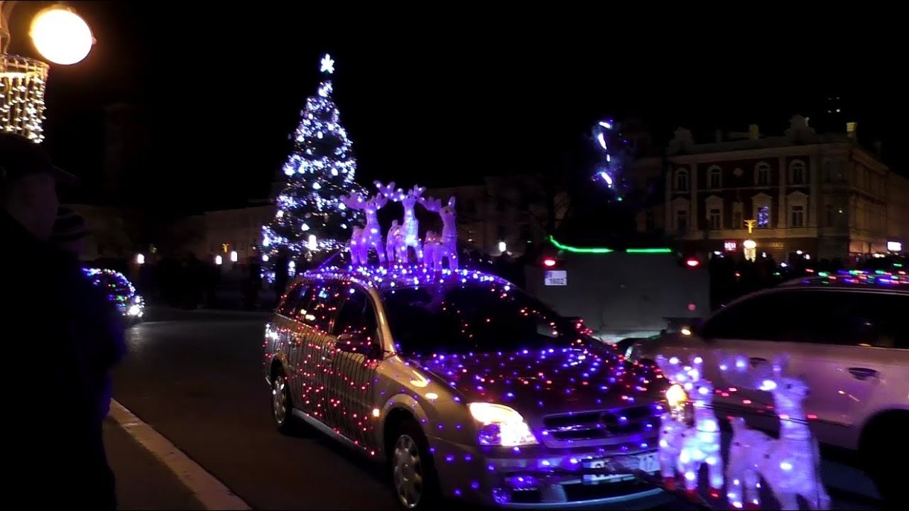 VÁNOČNÍ JÍZDA PROSTĚJOVEM 2018 /Christmas ride Prostějov 2018/