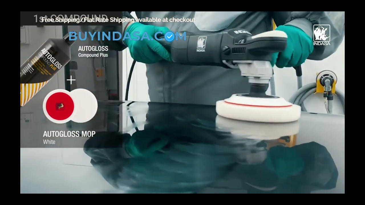 INDASA Autogloss  Compound + Polish Process