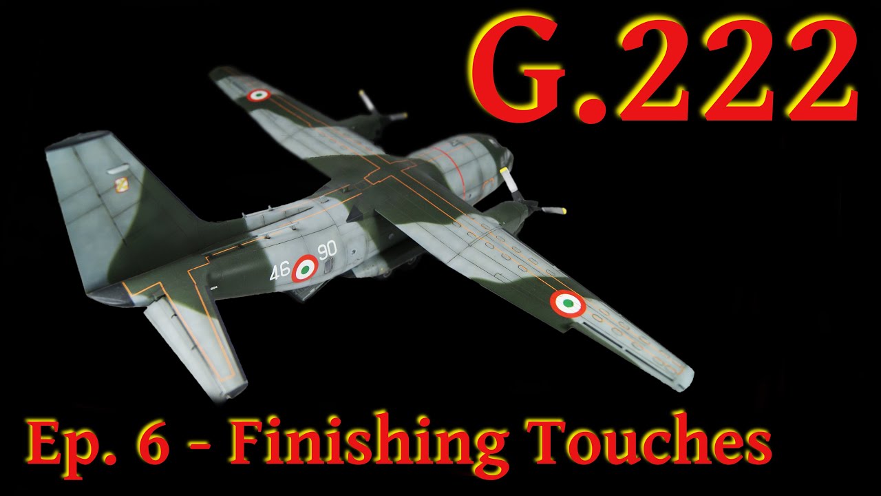 Model G.222 - 1/72 Italeri - Finishing Touches