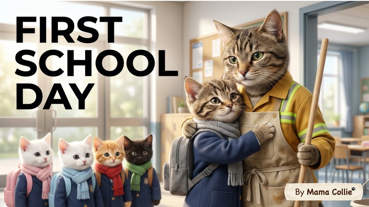 From Struggle to School Dreams | Inspiring Kitten Story 🐱🌈🤝