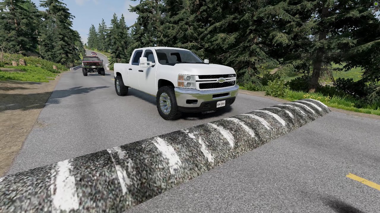 Cars vs Speed bumps #87 - BeamNG Drive ☆ beamng-cars TV