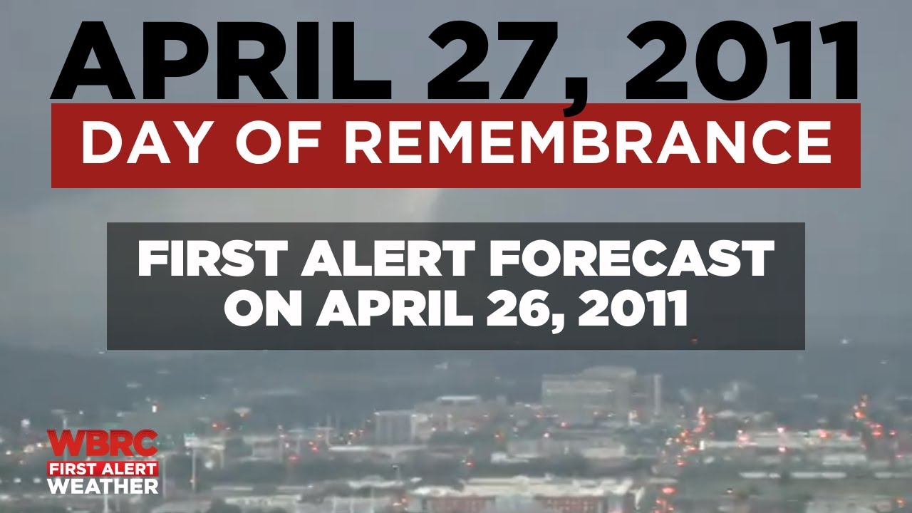 April 27, 2011: J-P Dice forecast the night before the storms