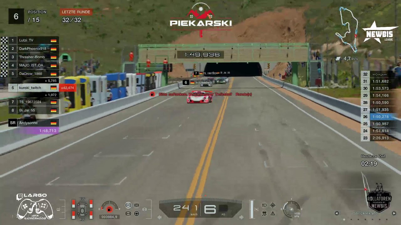 Newbis Saison 4 Lauf 1 | Amateur Class | Saisonstart live aus der USA | Unterstützt durch Piekarski
