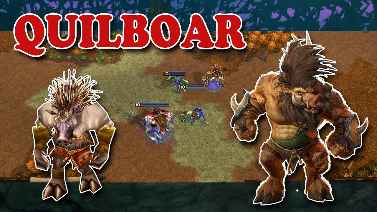 Quilboar Tribes Race Showcase Gameplay(REFORGED) - Warcraft 3 Custom Race Review