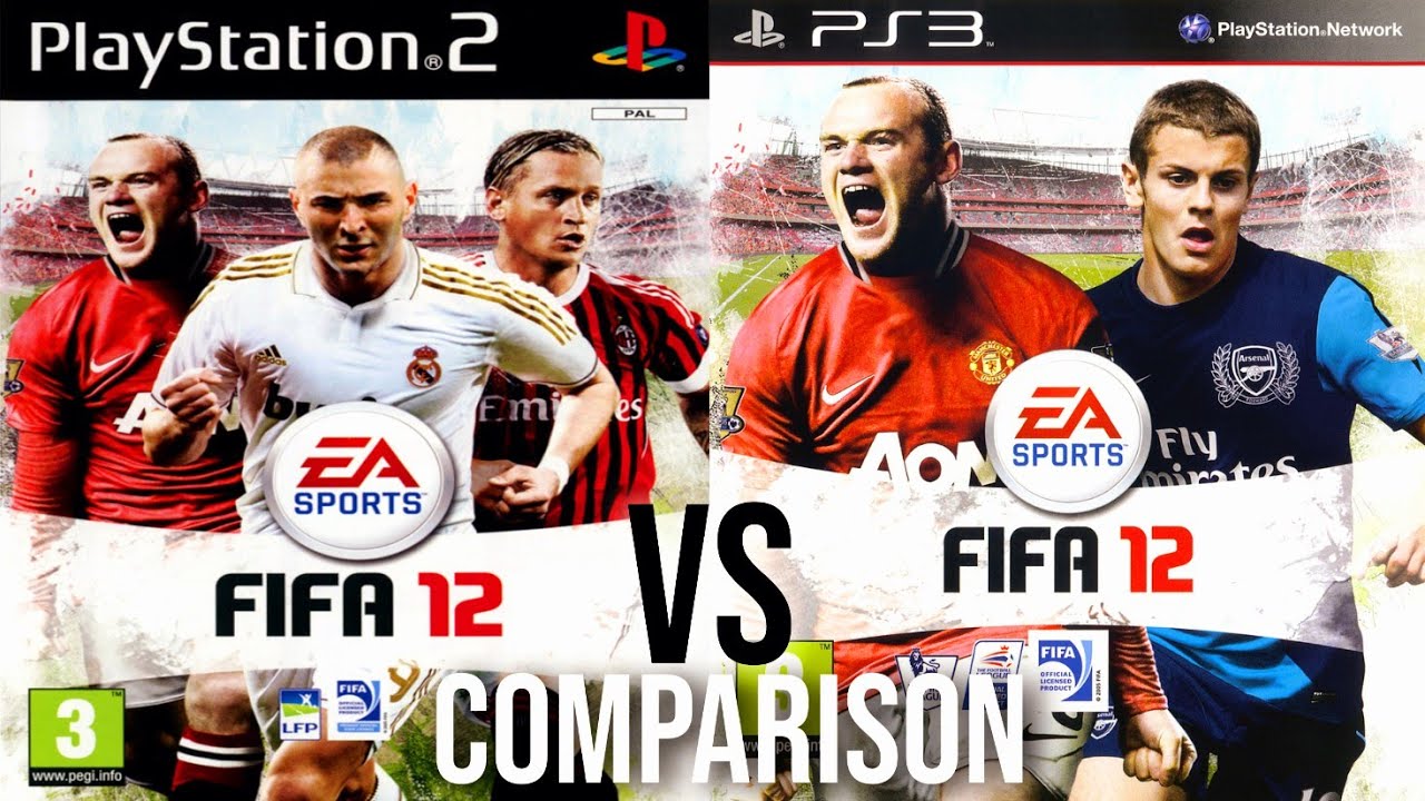 FIFA 12 PS2 против PS3