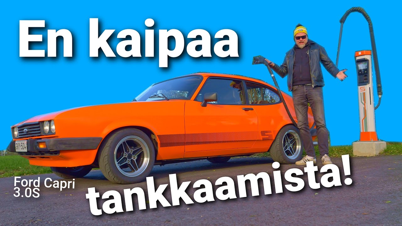 420. Töpseliautomies koeajaa vanhan polttiksen- Ford Capri 3.0S 1979