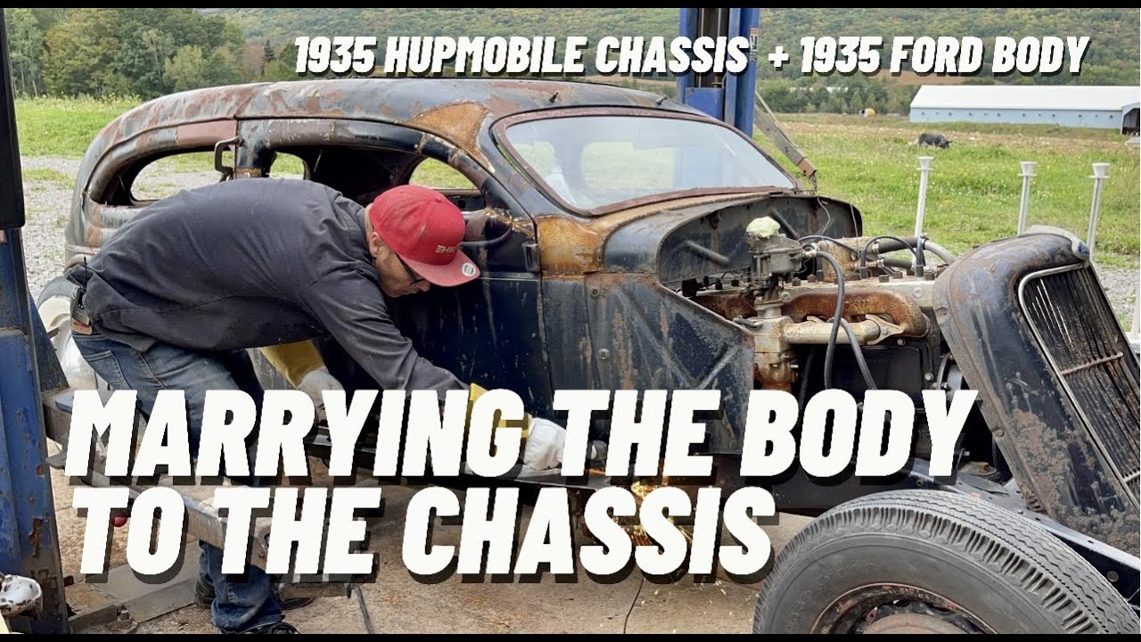 MARRYING THE BODY TO THE CHASSIS: 1935 HUPMOBILE/FORD HOT ROD