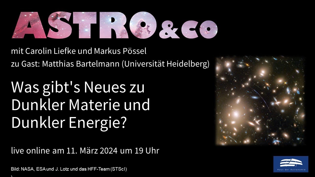 Was gibt's Neues zu Dunkler Materie und Dunkler Energie?