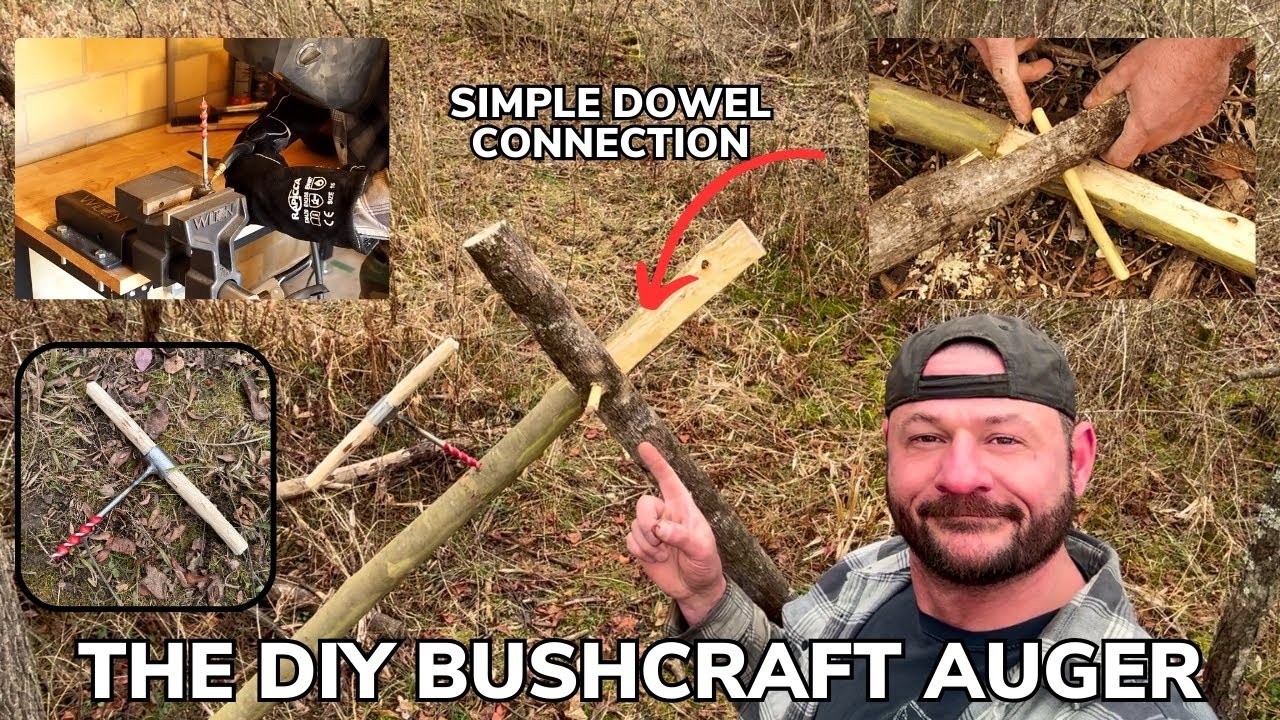Corporals Corner Mid-Week Video #31 The DIY Bushcraft Auger and Dowel Connection