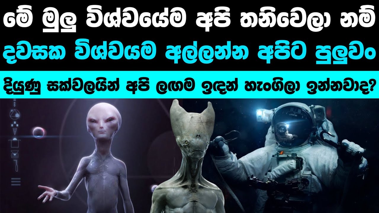 මේ මුලු විශ්වයම තියෙන්නේ අපිටද? | Let’s Rule the universe 👽