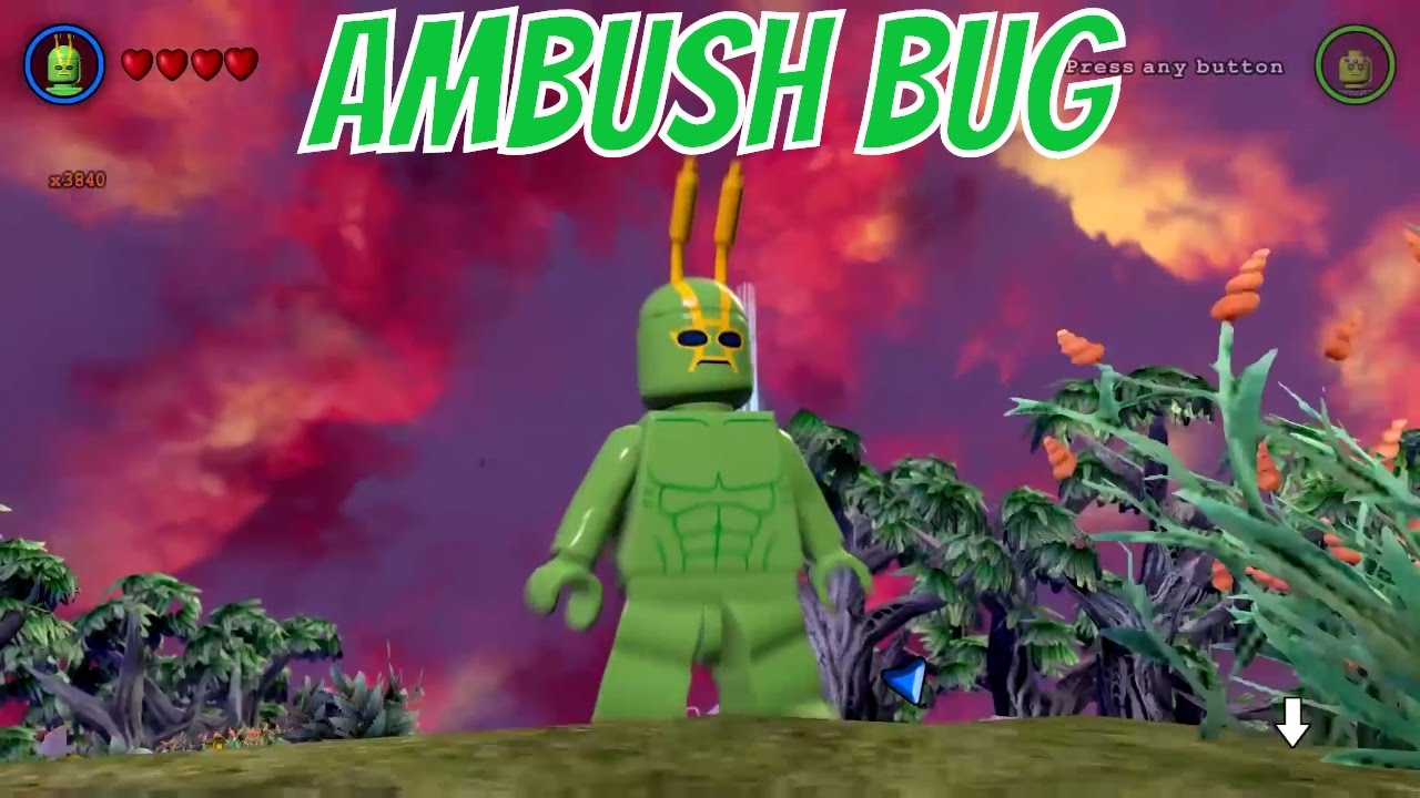 LEGO Batman 3: Beyond Gotham - Ambush Bug Gameplay and Unlock Location
