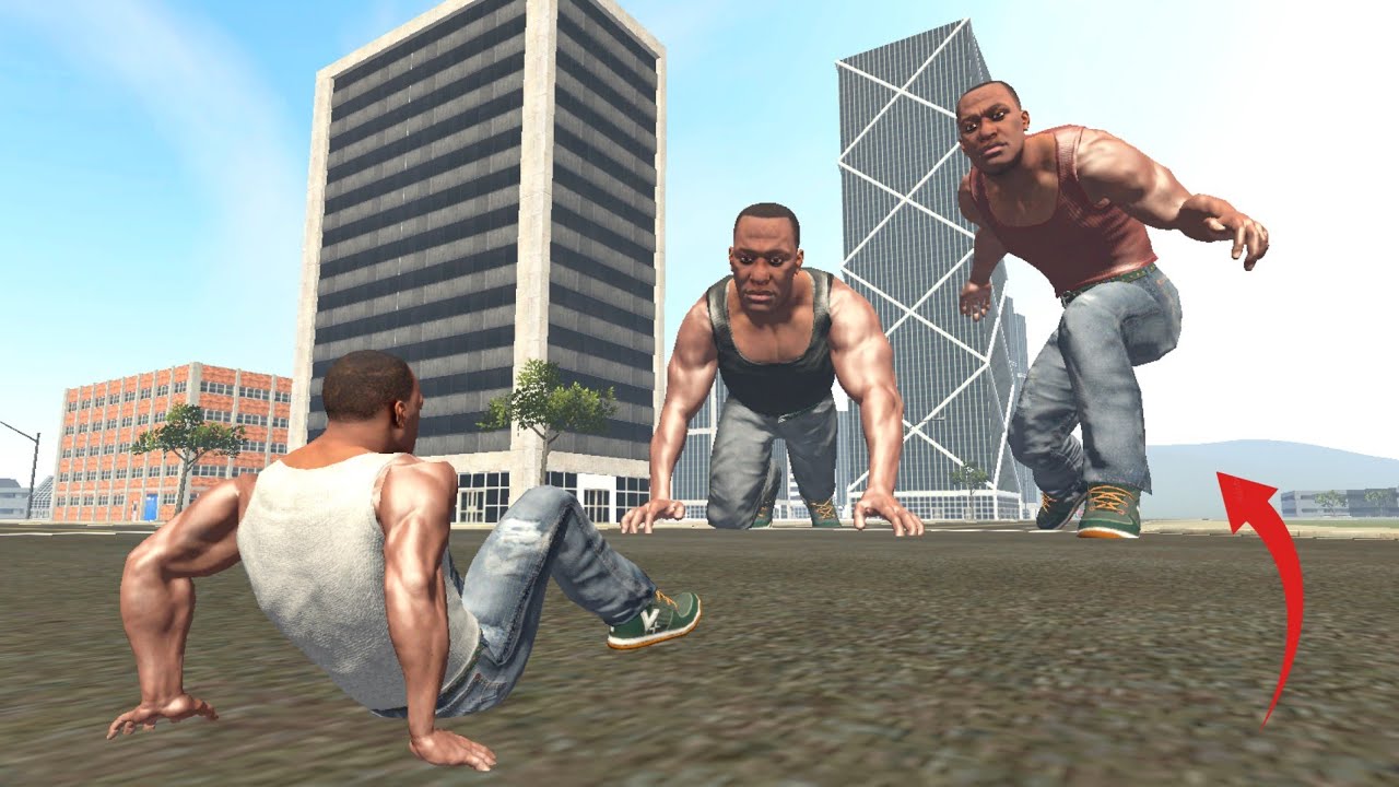 Franklin Vs Giant Franklins in Indian Bike Driving 3D