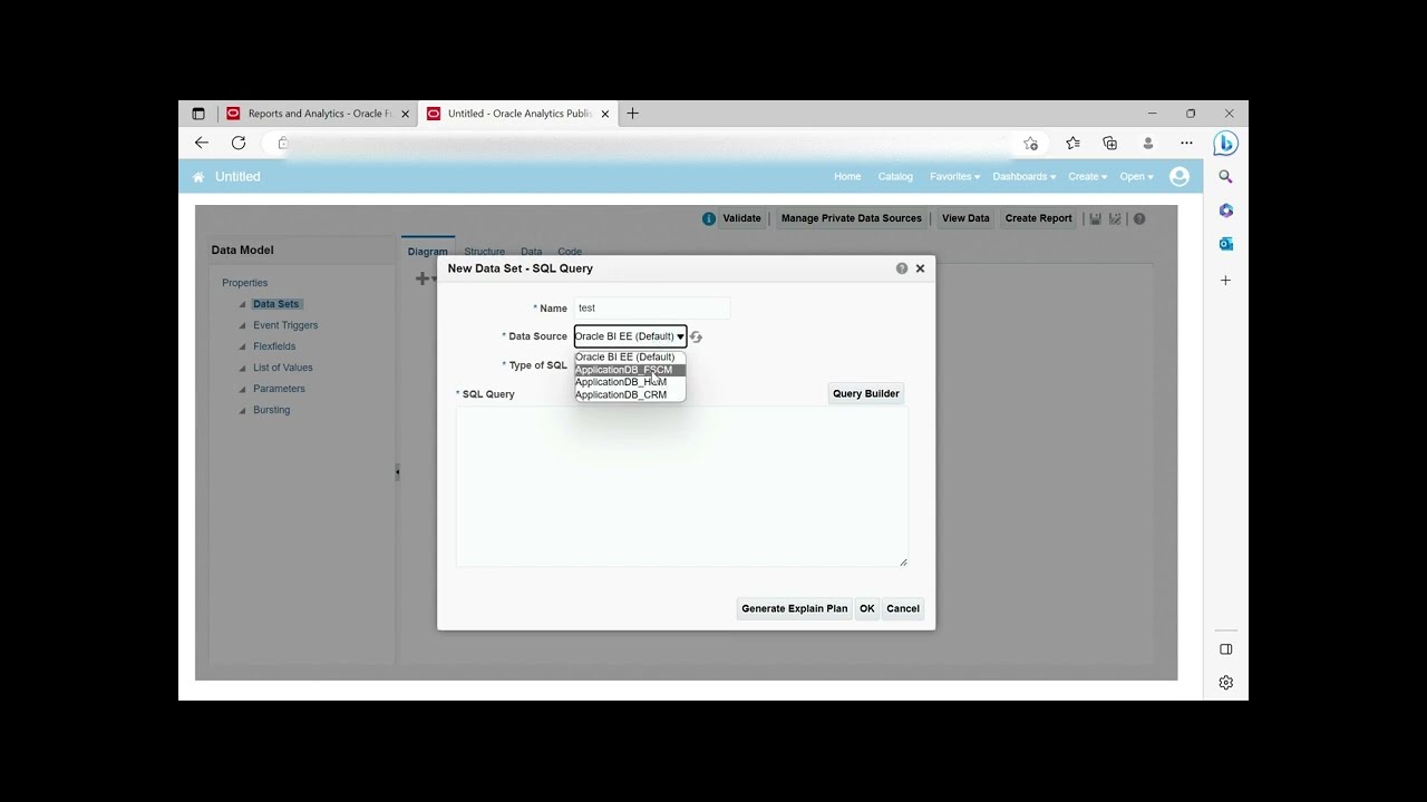 How to run your SQL Queries  and search tables in Oracle Fusion ERP application