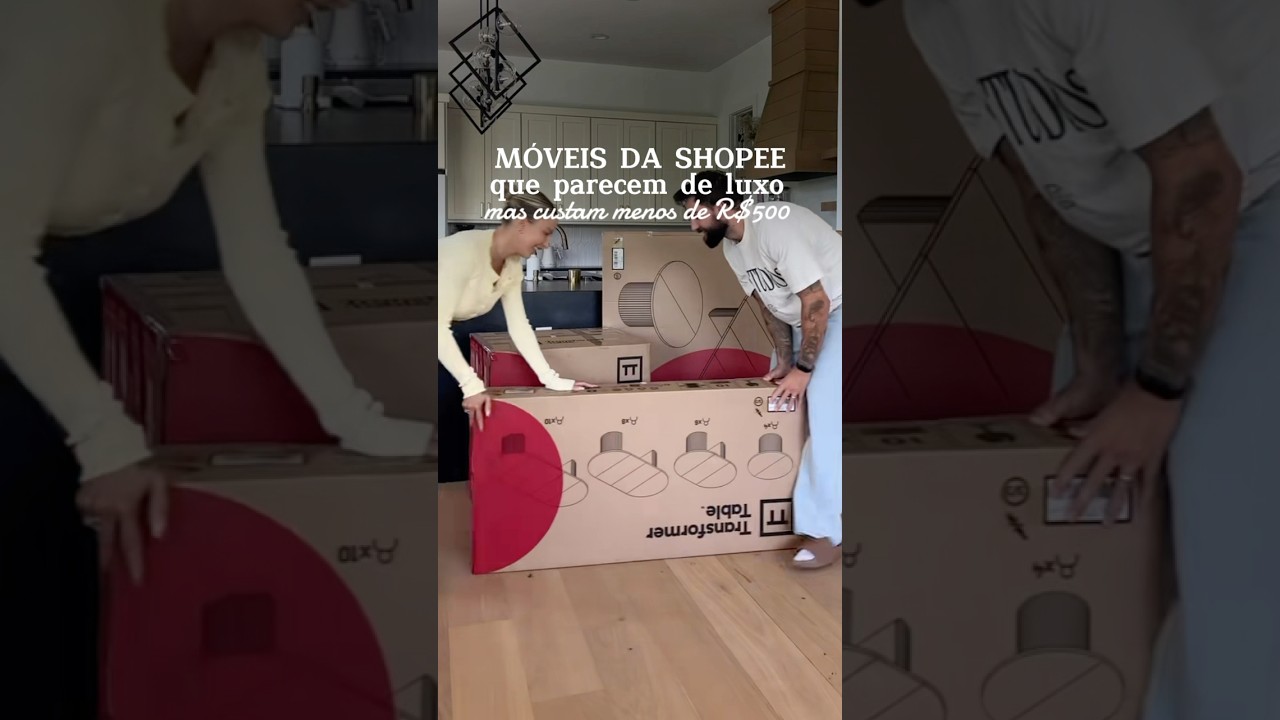 M&oacute;veis da Shopee que parecem de luxo. #decora&ccedil;ao #moveis