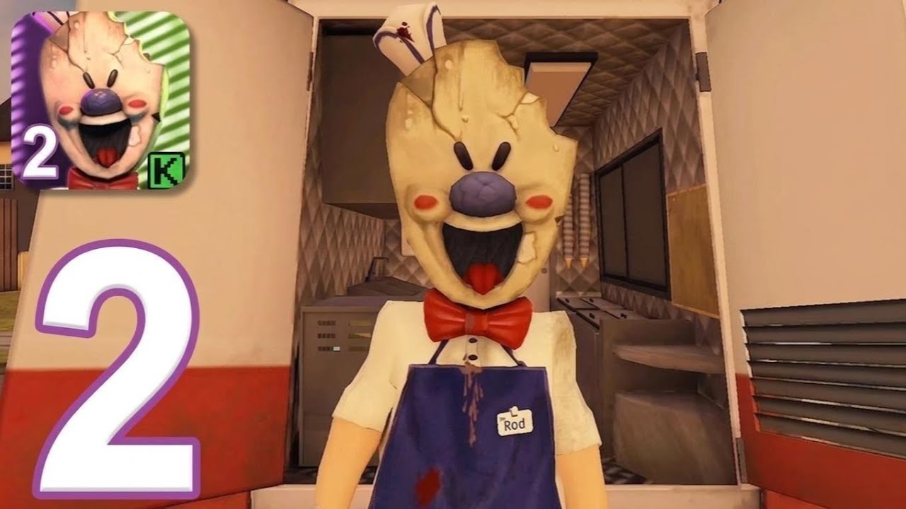 Ice scream 2 (horror game escape from ice man) :v #horrorgame #icescreamhorrorgame #fypviralシ 