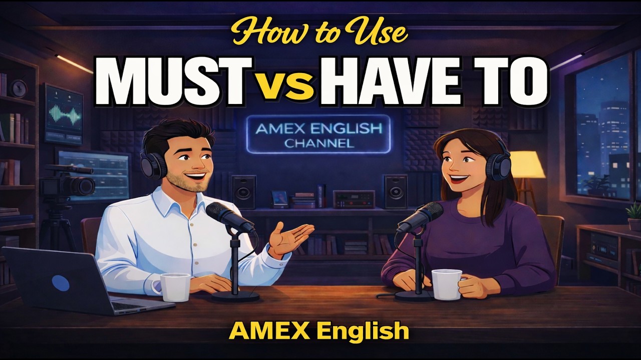 Must vs Have To – The Real Difference Explained | English Conversation Lesson