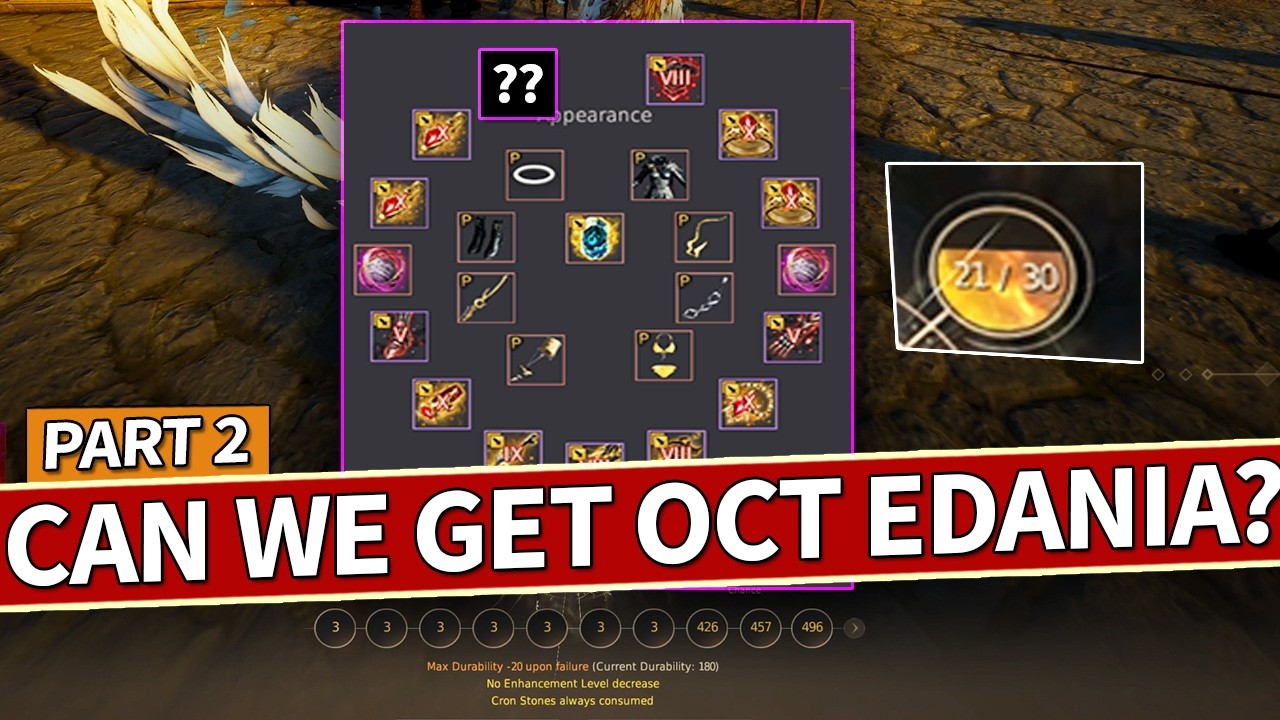 Can We Enhance Edania Armors to OCT This Week? (Part 2) | Black Desert