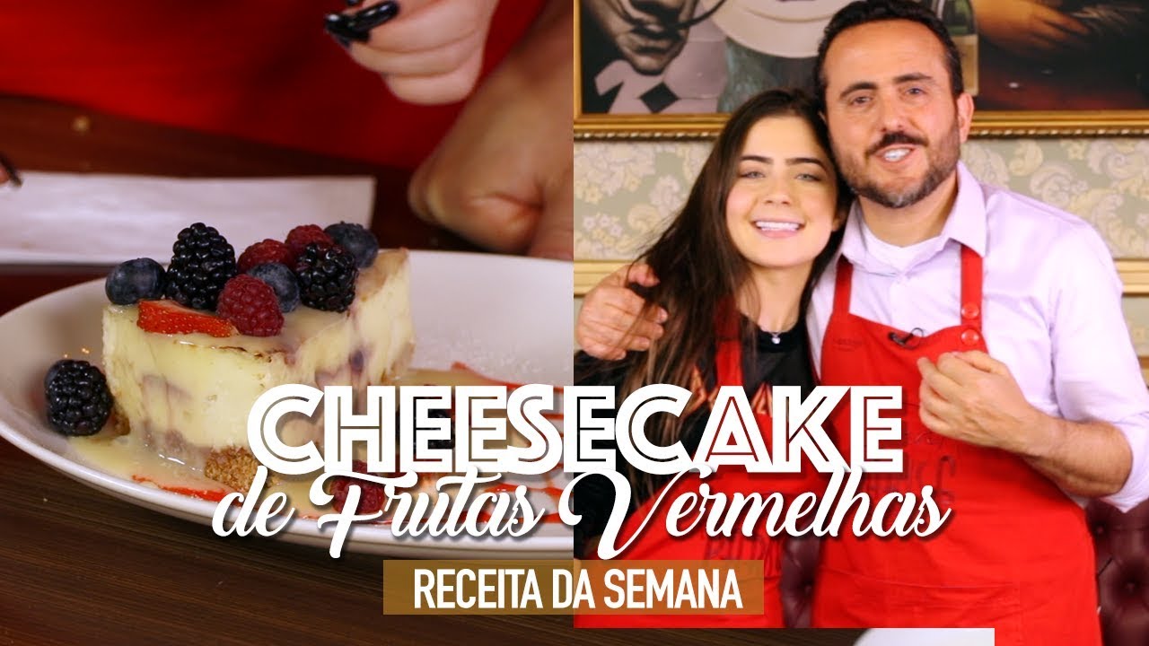 CHEESECAKE DE FRUTAS VERMELHAS À “JADE PICON” NA COZINHA COM ISAAC AZAR - PARIS 6