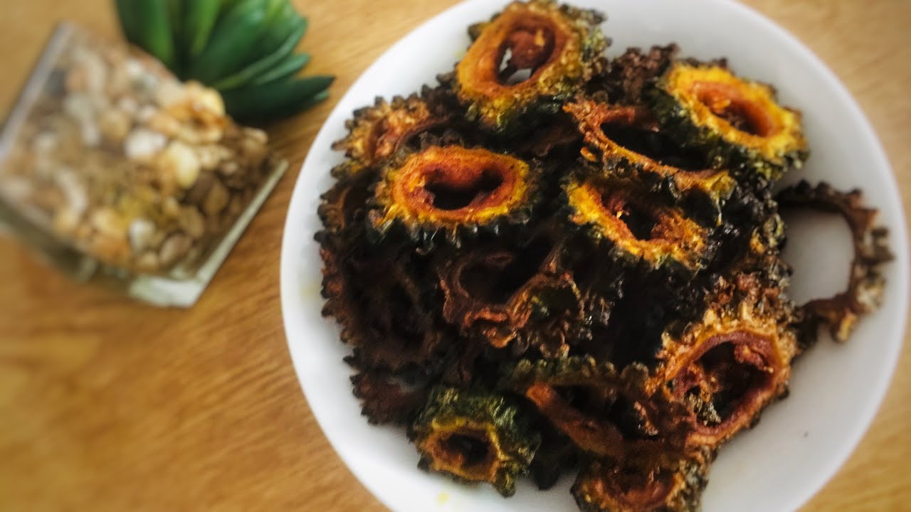 Crispy pavakka/kaippakka fry(bittergourd) #shorts  #shortvideos