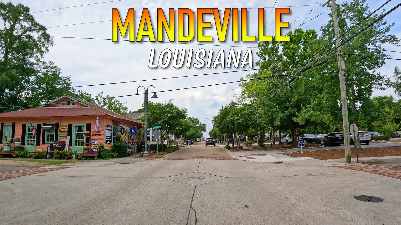 Mandeville Louisiana Driving Through