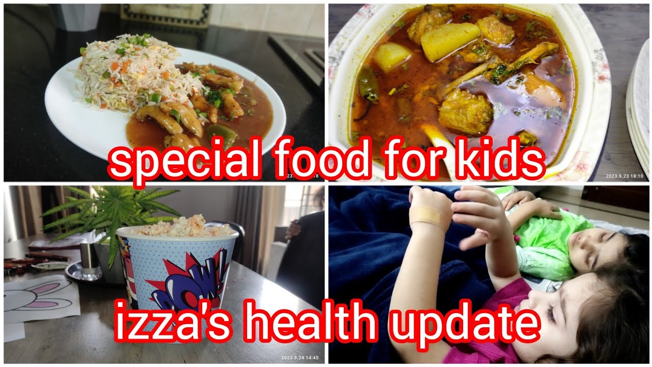 Fried rice and Manchurian recipe || izza's health update