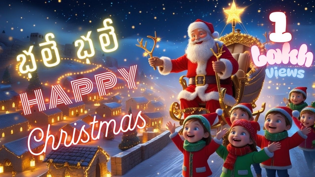 భలే భలే Happy Christmas - The Ultimate Telugu Christmas Song 2025!