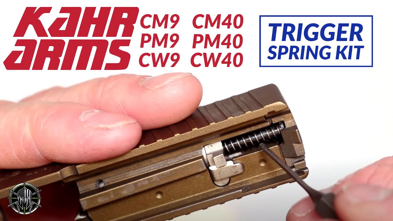 KAHR CM9 / CM40 / PM9 / PM40 / CW9 / CW40 Trigger Spring Kit – Trigger Job & Installation | M*CARBO