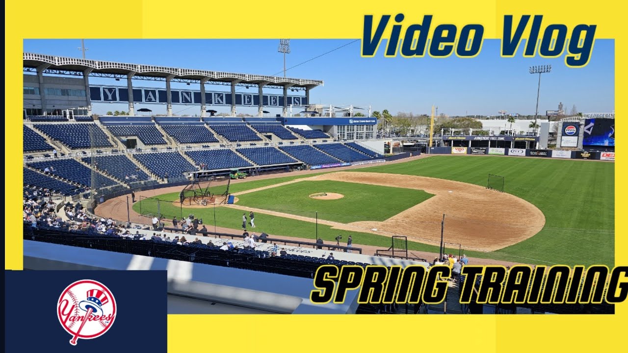 NEW YORK Yankees Spring Training 2️⃣0️⃣2️⃣4️⃣⚾️ Monday 19th