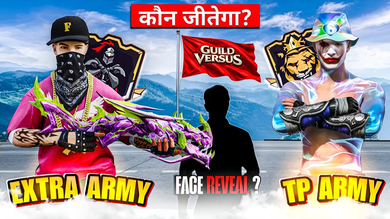 TP ARMY VS EXTRA ARMY 🤯|| FACE REVEAL CHALLANGE || KON JITEGA 🤔#freefire