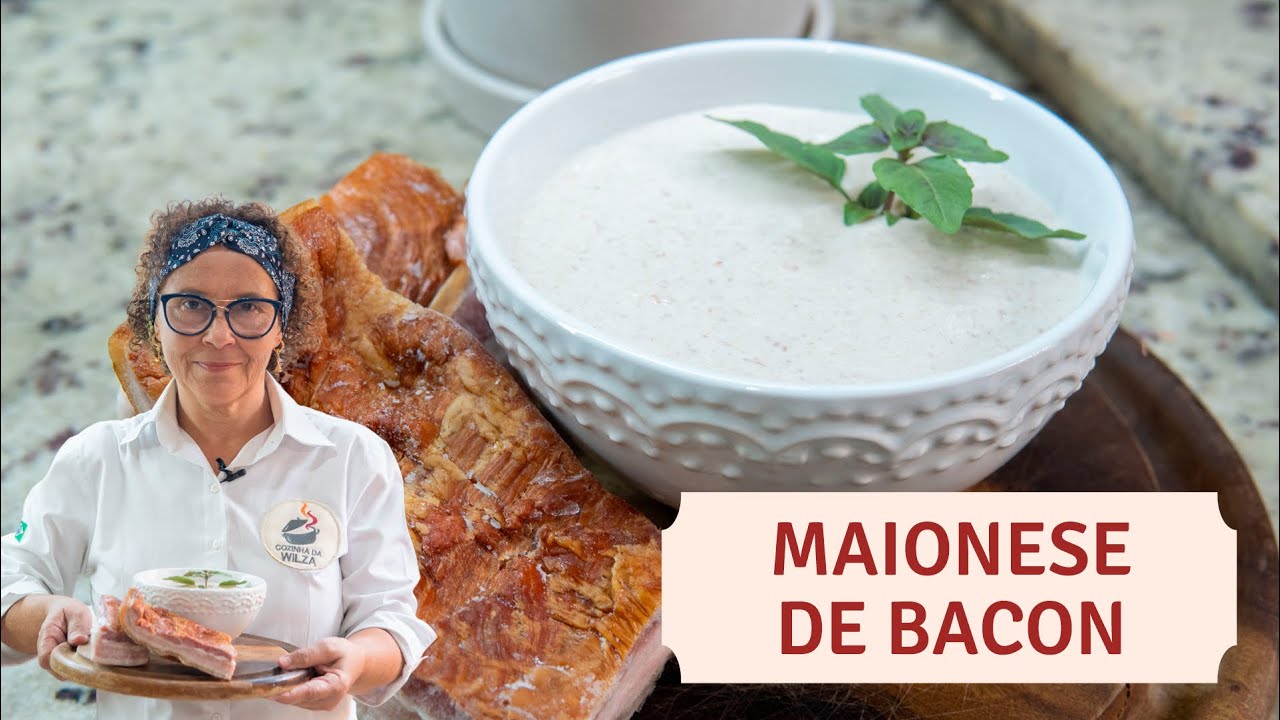 Maionese de bacon como fazer. A famosa maionese de bacon do BK. Você nunca mais vai comer outra.