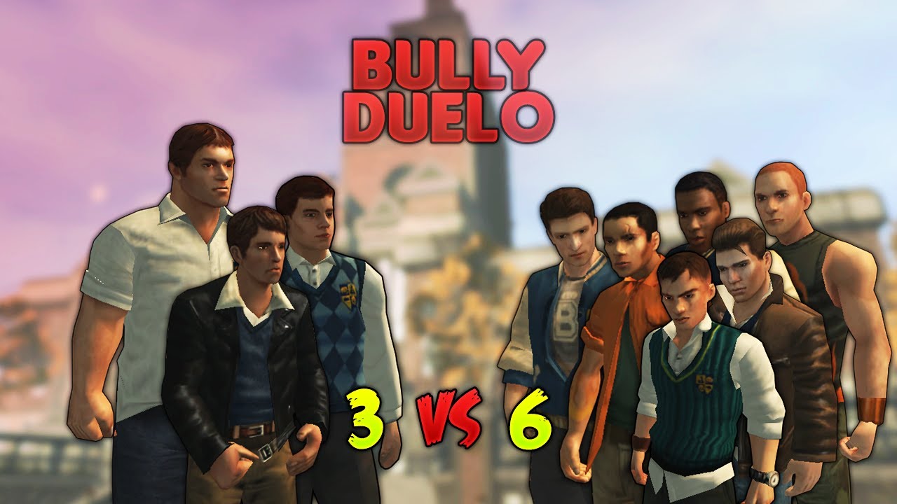 Bully SE: Russell, Johnny & Bif (VS) Edgar, Gary, Ted, Damon, Omar & Peanut (Boss Health)