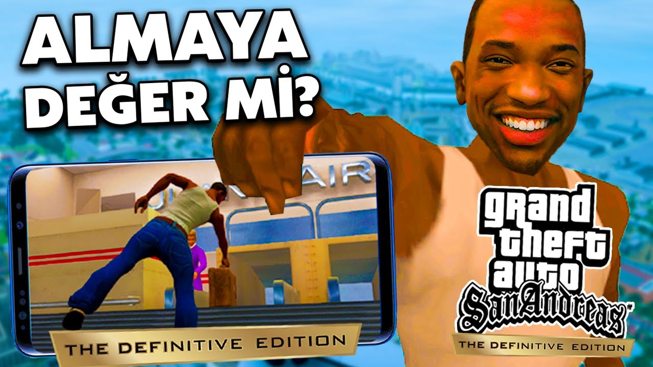 DEFİNİTİVE EDİTİON TELEFONA ÇIKTI! | Yepyeni Grafiklerle Telefonda GTA Oynamak!