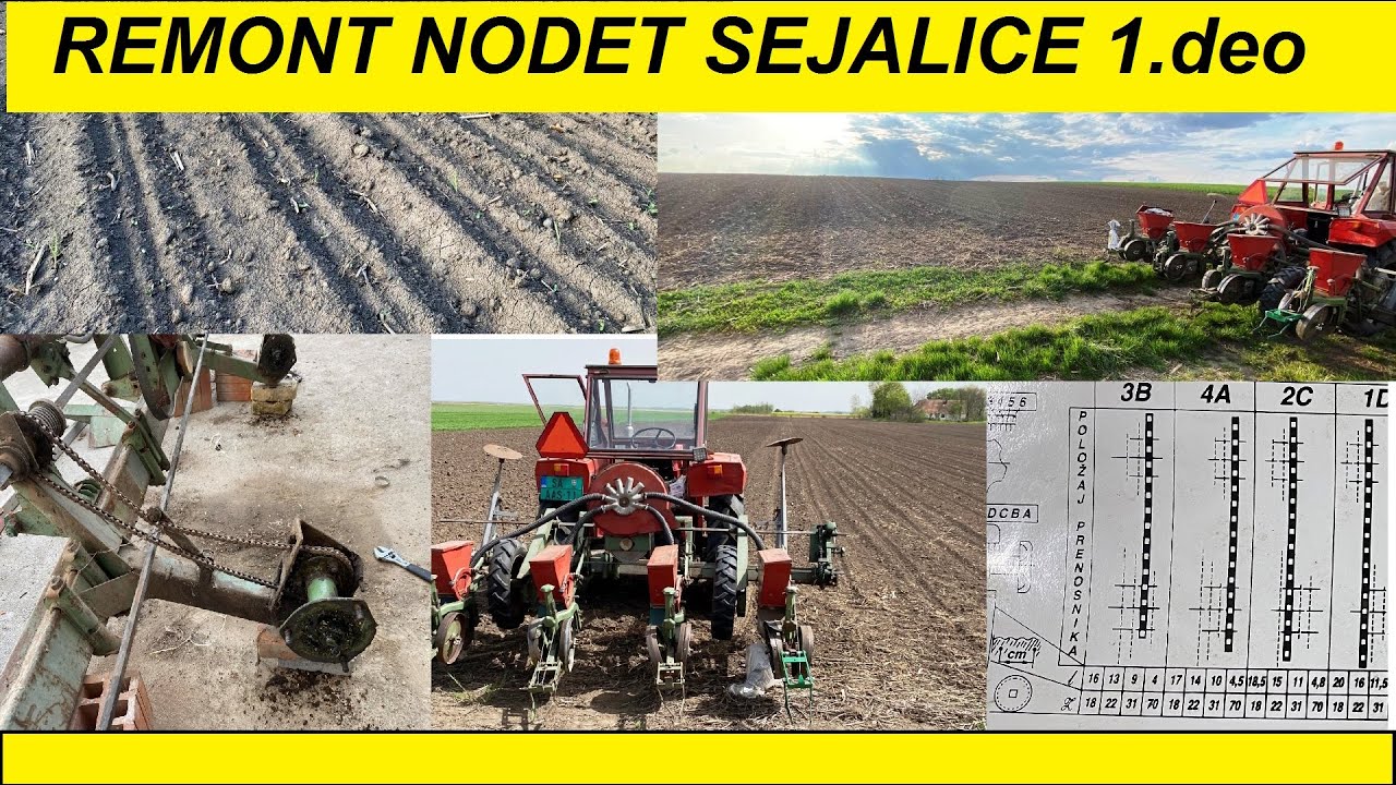 Sredjivanje Nodet kukuruzne sejalice 1.deo
