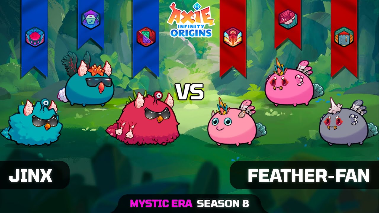 JINX vs FEATHER-FAN | SEASON 8 | AXIE INFINITY ORIGINS