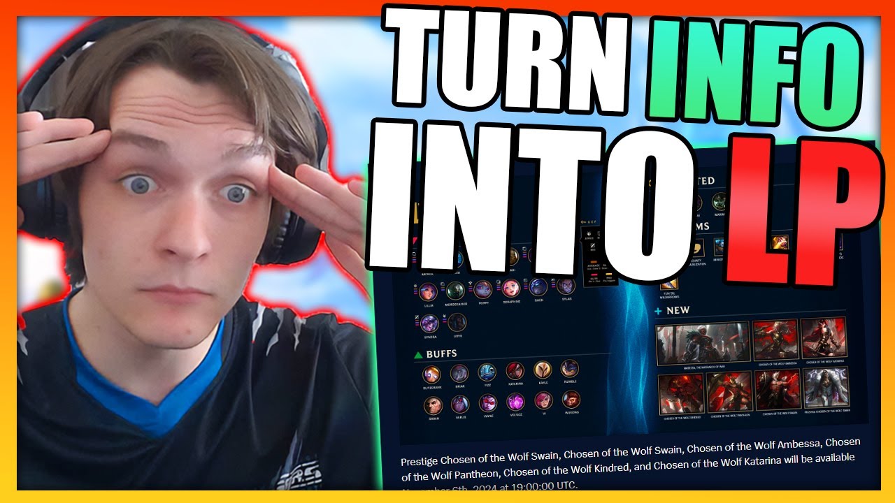 How To Turn INFORMATION Into LP And WINS