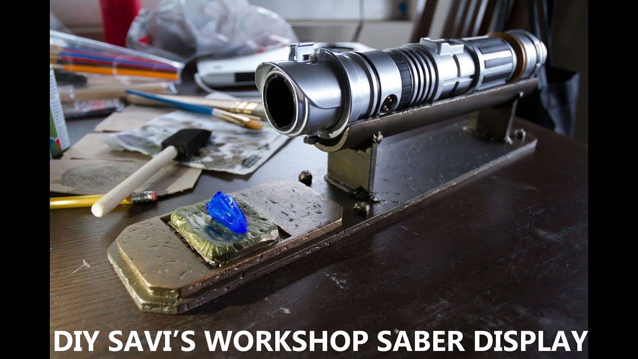 How to Make a Star Wars Galaxy's Edge Lightsaber Display Rack