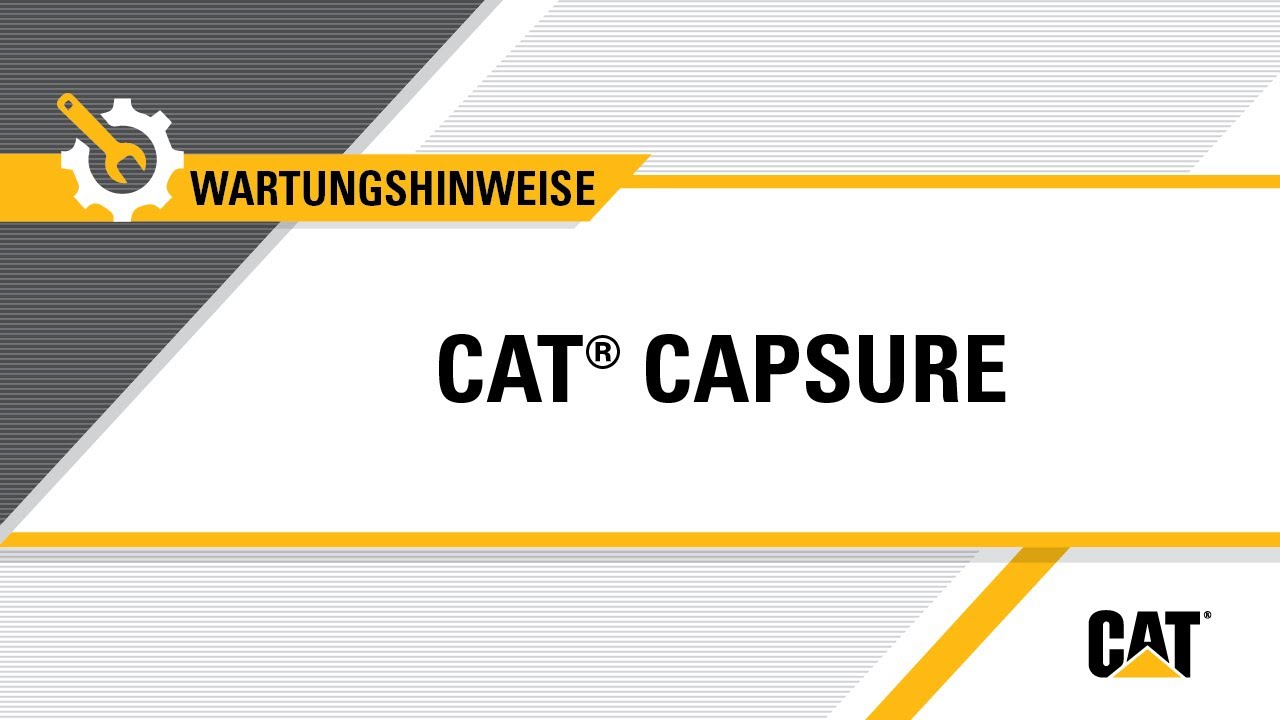 Cat&reg; CapSure Schneidwerkzeuge montieren